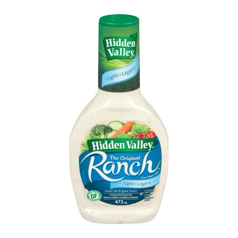 Light Ranch Brands Hidden Valley Original Light Ranch Dressing (473ml)