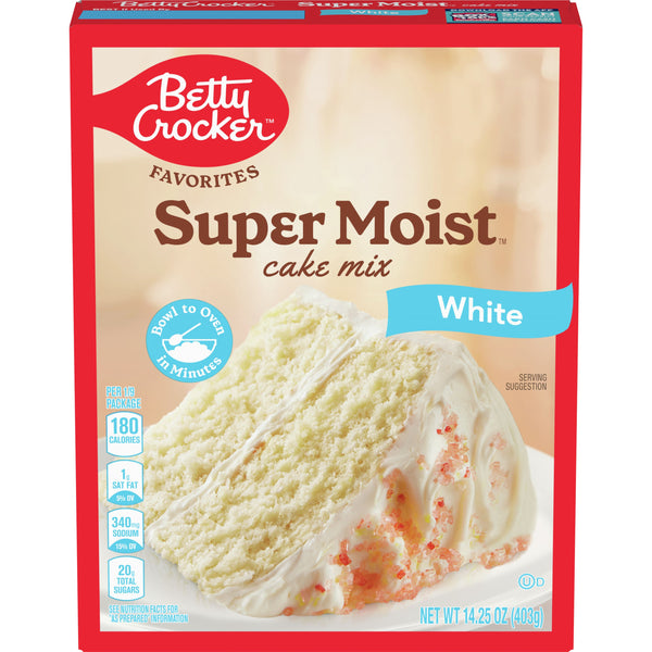 Betty Crocker Super Moist White Cake Mix (432g)