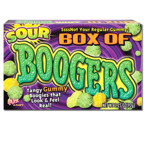 Sour box of boogers theatre box 92g