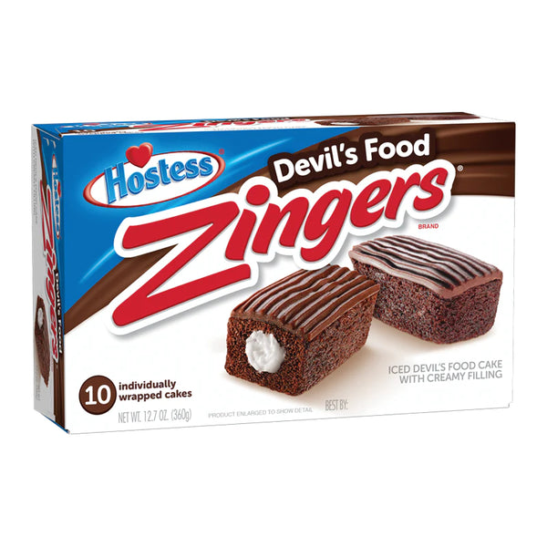 Hostess Zingers Chocolate- 10 Pack (380g)