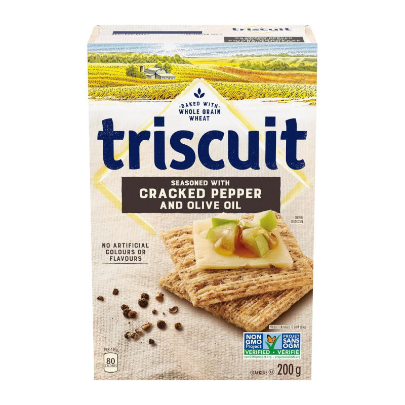 Triscuit Cracked Pepper & Olive Oil (200g)