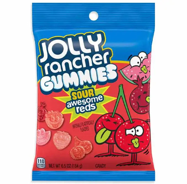 Jolly Rancher Gummies Sour Awesome Reds (184g)