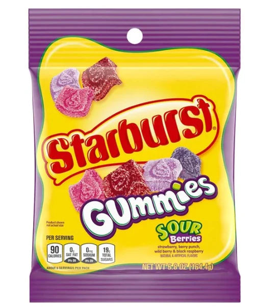 Starburst Gummies Sour Berries (164g)
