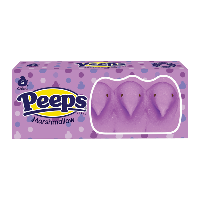 Peeps marshmallow chicks lavender 42g