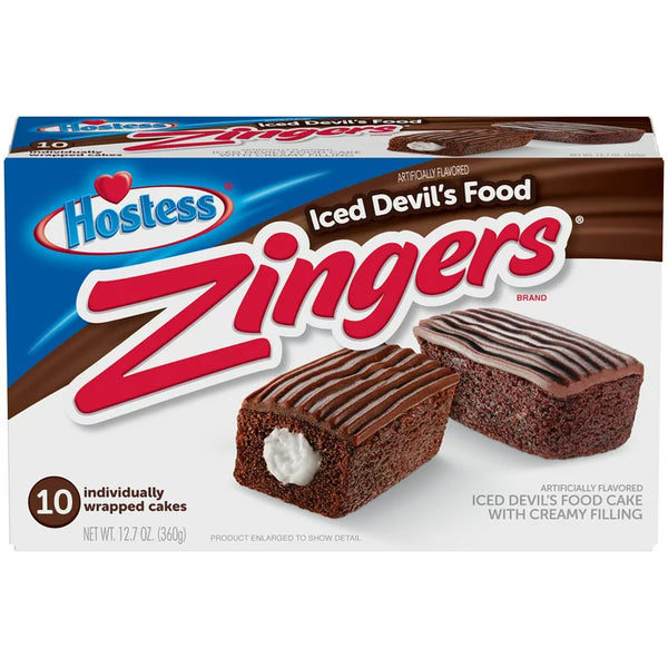 Hostess Zingers Chocolate- 10 Pack (380g)