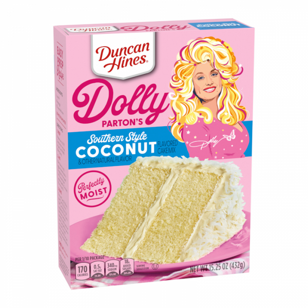 Duncan Hines dolly partons coconut cake mix 432g