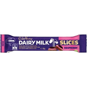 Cadbury Dairy Milk Raspberry Slices (50g)