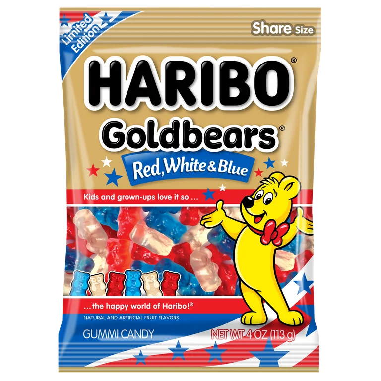 Haribo Red White & Blue (113g)