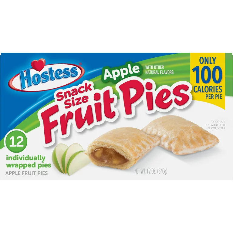 Hostess Apple Fruit Pie- 12Ct (340g)