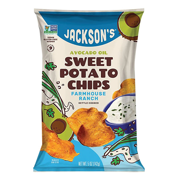 Jackson’s Sweet Potato Chips- Farmhouse Ranch (142g)