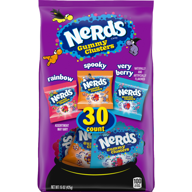 Nerds gummy clusters Halloween mix 425g