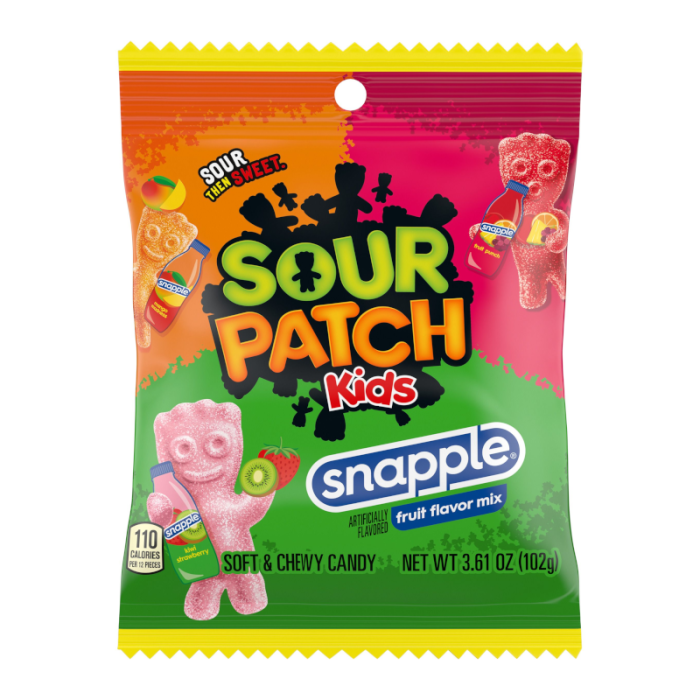 Sour patch kids snapple mix 102g