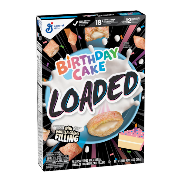 General Mills birthday cake loaded 368g