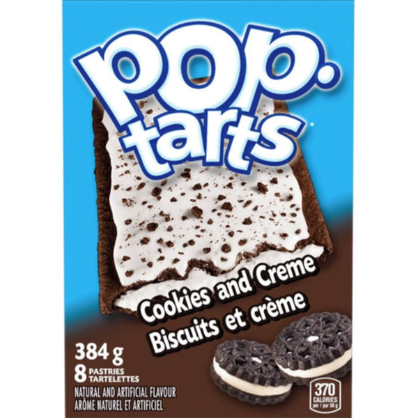 Pop Tarts Frosted Cookies & Creme- 8 Pack (384g)