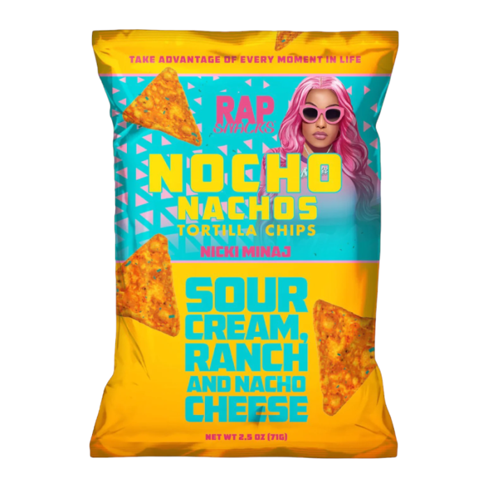 Rap Snacks Nicki Minaj Sour Cream Ranch Nachos (71g)