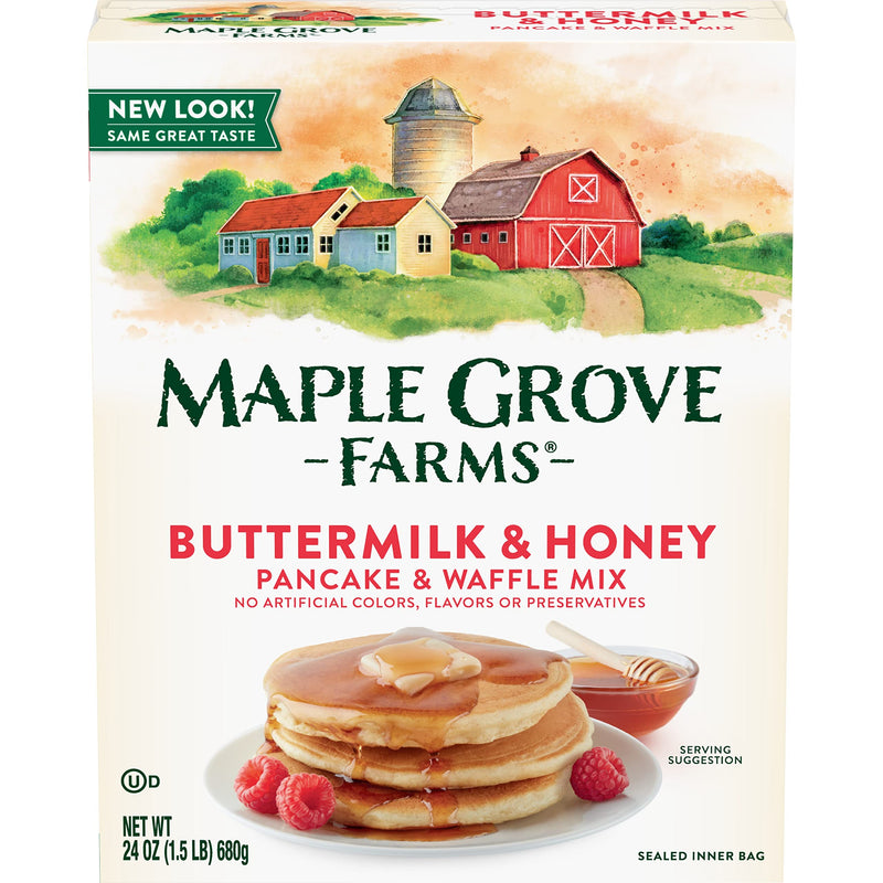 Maple Grove Buttermilk and Honey Pancake Mix (681g)