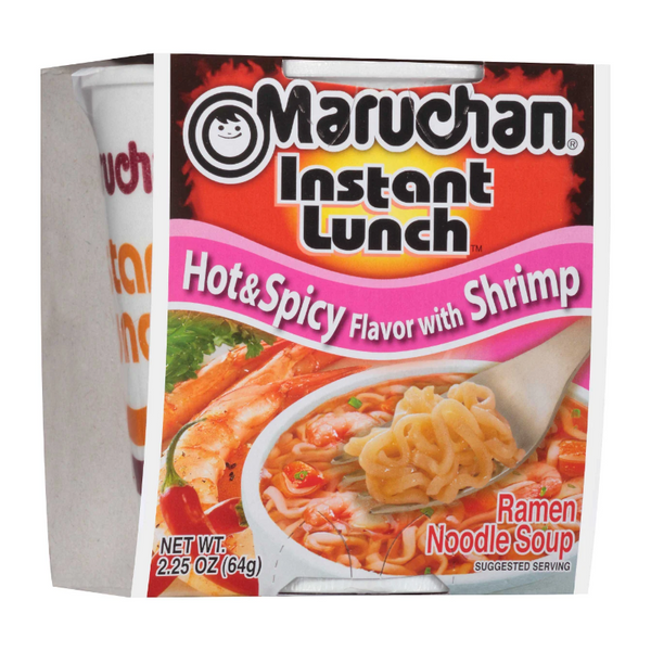 Maruchan - Instant Lunch Hot & Spicy Shrimp Flavor Ramen Noodles (64g)