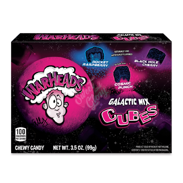 Warheads Galactic Cubes Theatre Box (99g)