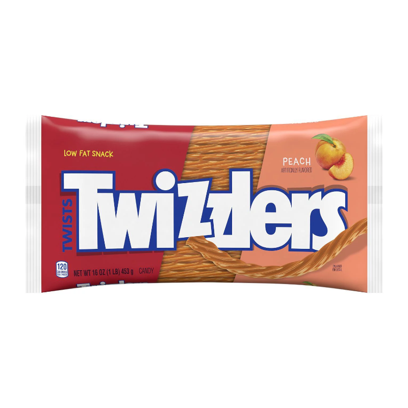 Twizzlers Peach Twists (453g)