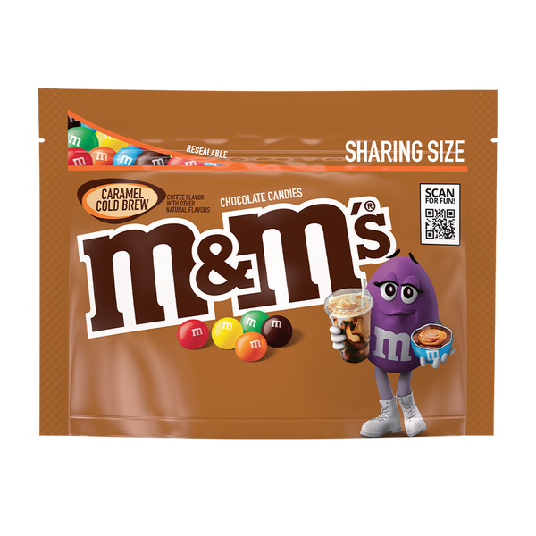 m&ms caramel cold brew sharing size 256g