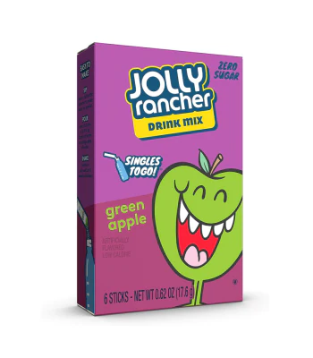 Jolly Rancher Green Apple Singles to go! Drink Mix (18.8g)