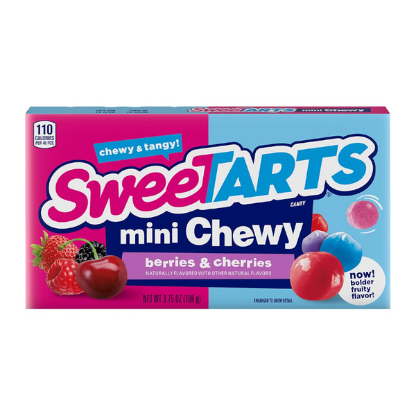 SweeTarts Mini Chewy Berries & Cherries Theatre Box (106g)