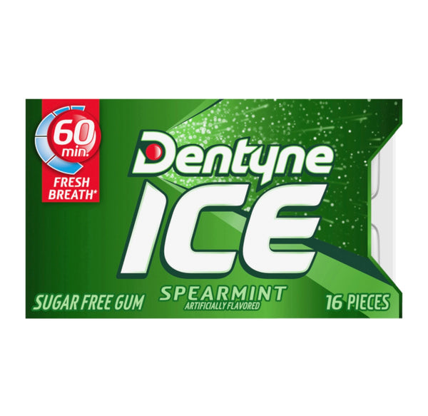Dentyne Ice Gum Spearmint- 16pc