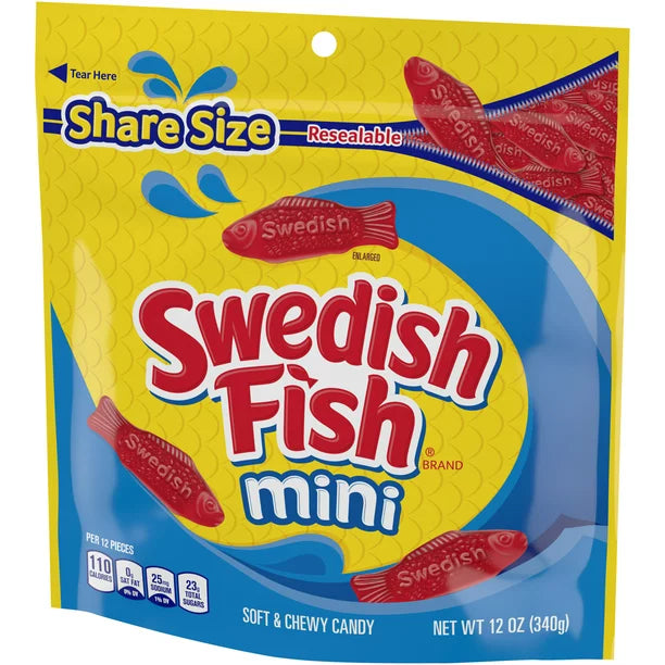 Swedish Fish Mini Share Size (340g)
