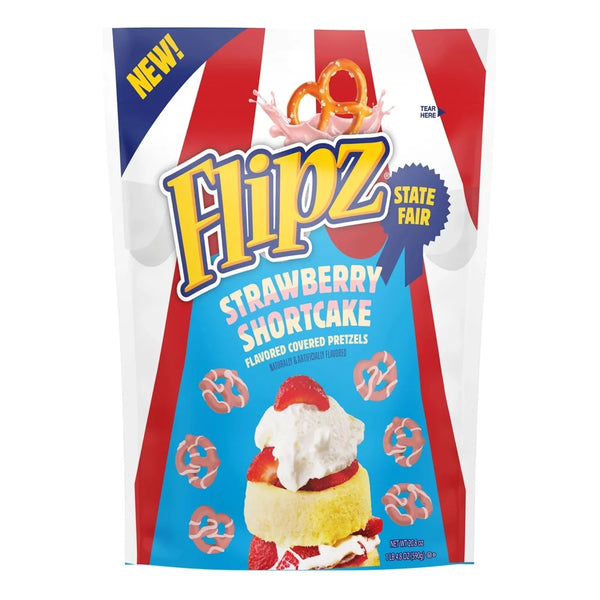 Flipz Strawberry Shortcake Flavoured Pretzels (184g)