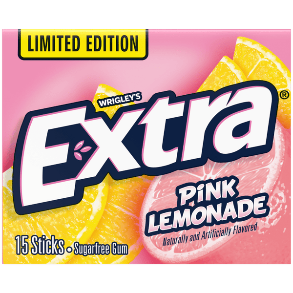 Wrigley’s Extra Pink Lemonade- 15 Sticks