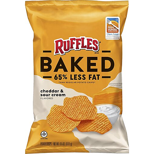 Ruffles Cheddar & Sour Cream Baked (170g)