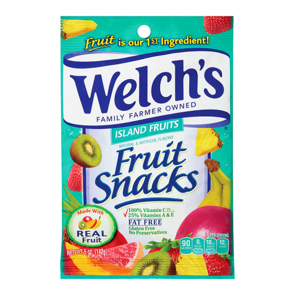 Welch’s Fruit Snacks Island Fruits (142g)