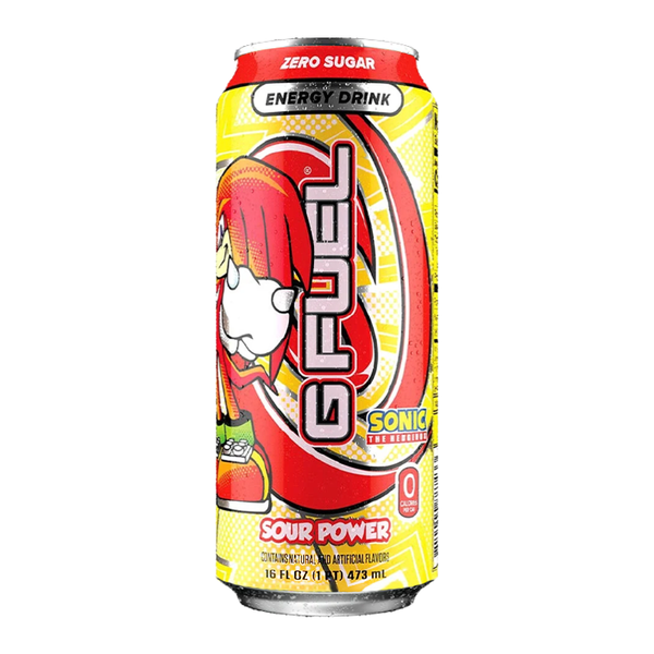 G FUEL - Knuckles (Sour Raspberry Candy Flavour) Energy Drink (473ml)