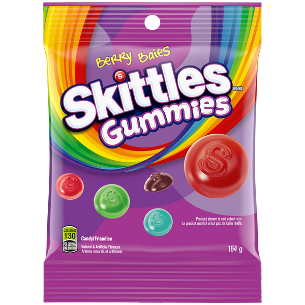 Skittles gummies wild berry 164g