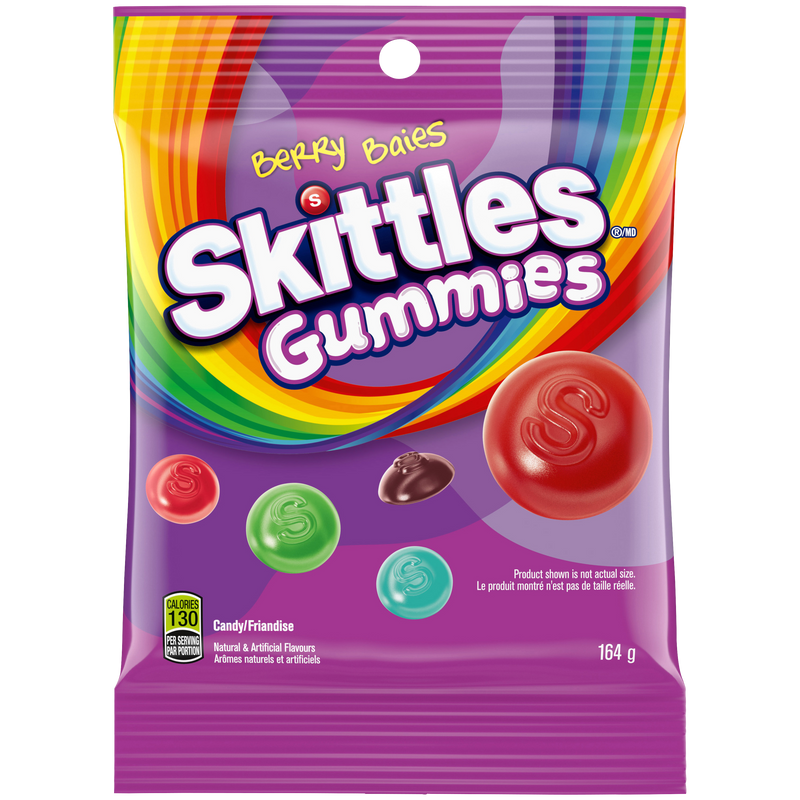 Skittles gummies wild berry 164g