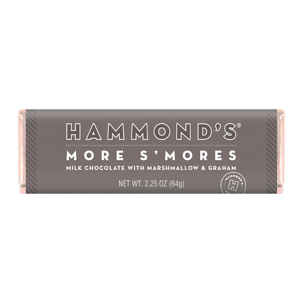 Hammond's More S'mores Milk Chocolate Bar (64g)