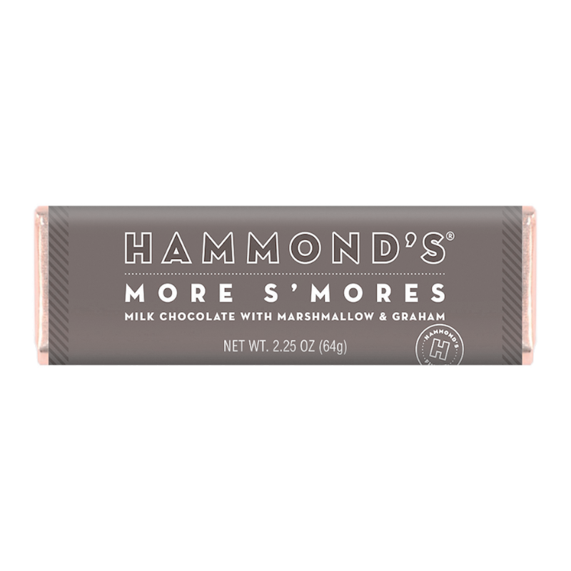 Hammond's More S'mores Milk Chocolate Bar (64g)