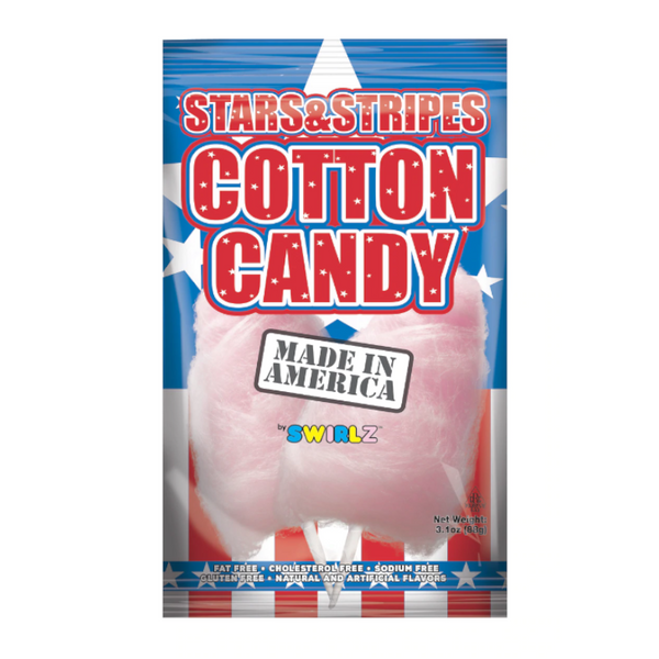 Swirlz Stars & Stripes Cotton Candy (88g)