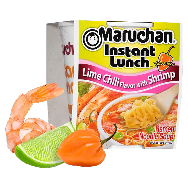Maruchan - Lime Chili Flavour with Shrimp Instant Lunch Ramen Noodles (64g)