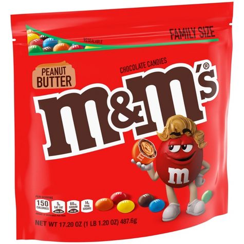 M&M’s peanut butter family size 487.6g