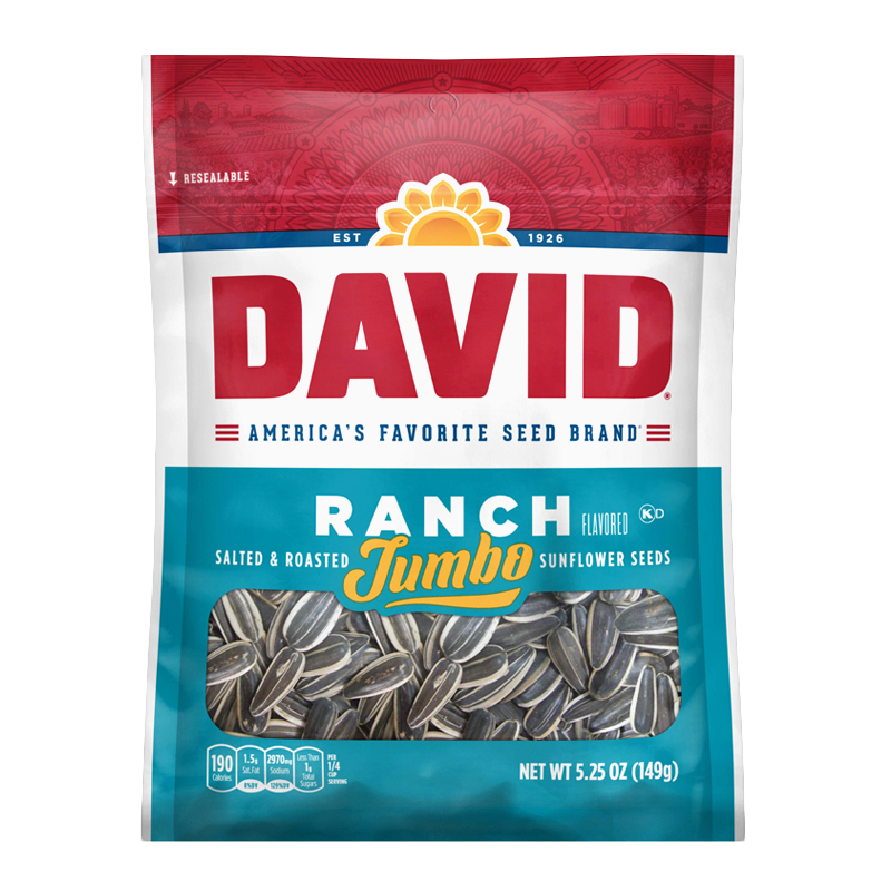 David's Sunflower Seeds Jumbo Ranch (149g)