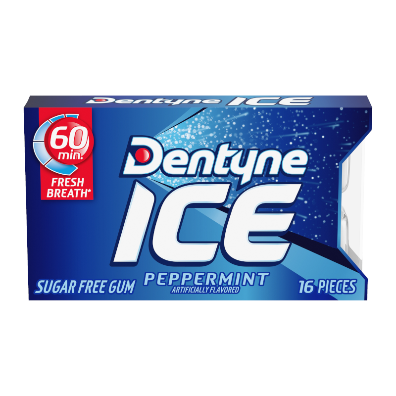 Dentyne Ice Gum Peppermint- 16pc