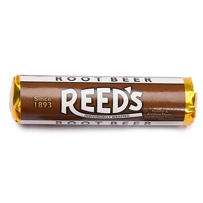 Reed's Root Beer Flavored Candy Roll (29g)