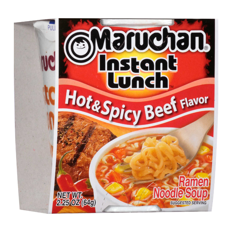 Maruchan - Hot & Spicy Beef Flavor Instant Lunch Ramen Noodles (64g)