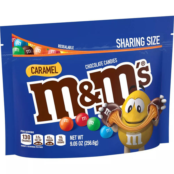 m&ms caramel sharing size 256.6g