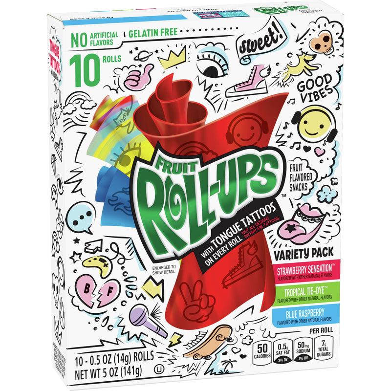 fruit roll ups variety pack 141g