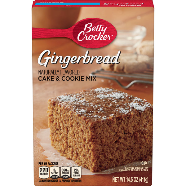 Betty Crocker gingerbread cake and cookie mix 411g