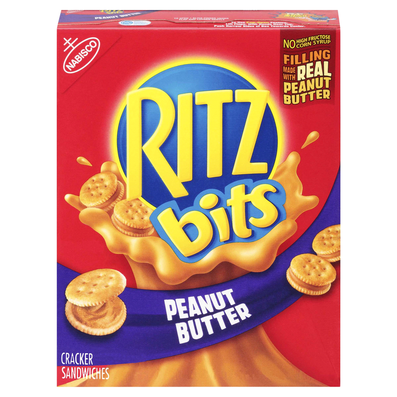 ritz bits peanut butter box 249g