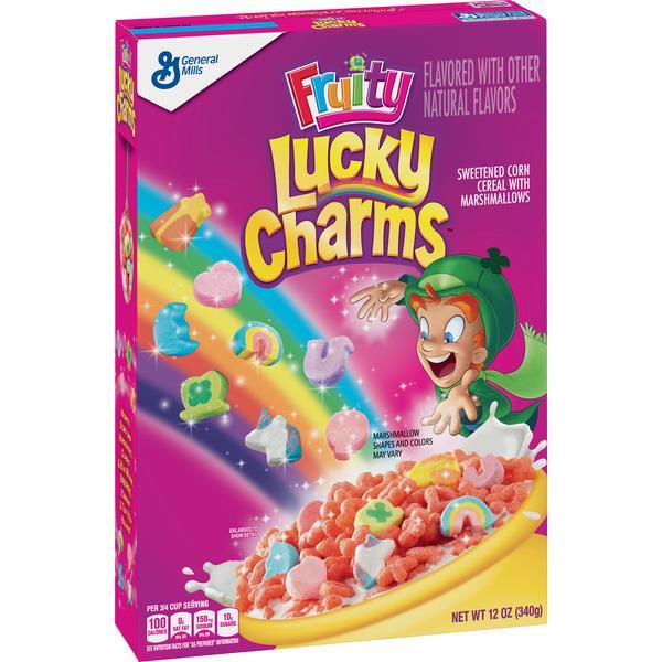 Fruity Lucky Charms Cereal 340g