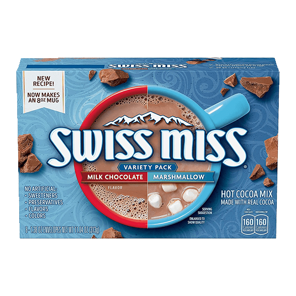 Swiss Miss Variety Pack- Milk Chocolate/ Marshmallow (313g)
